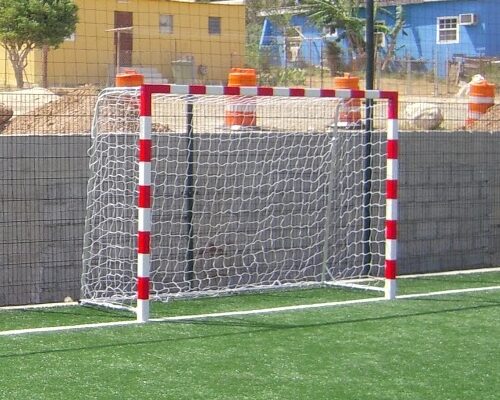 Handbaldoel - zaalvoetbaldoel model HD02 14 Vrijstaande handbaldoelen, zaalvoetbaldoelen. Gecoat aluminium, dus bestand tegen alle weersomstandigheden